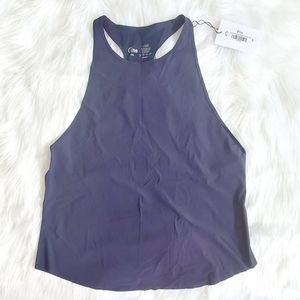 Zyia Navy Double Racer Tank